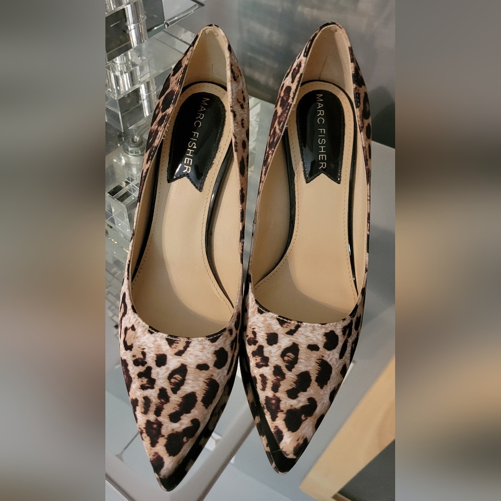 Marc Fisher Animal Print Heels